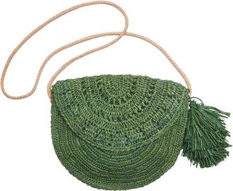 Mar Y Sol Lila Raffia Crossbody