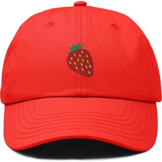 Dalix Strawberry Hat in Red at Nordstrom