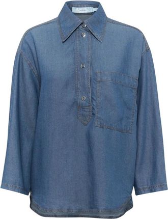 Inwear Denim Shirts - Dames - Spijkeroverhemden - Blauw - S - Denim - Overhemden