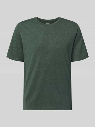 Jack & Jones Regular Fit T-Shirt aus Baumwoll-Mix Modell Organic in Dunkelgruen, Gr&ouml;&szlig;e XXL