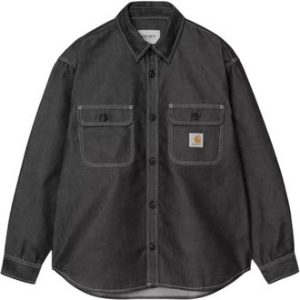 Carhartt Work in Progress Tigan Shirt Jacket - Heren - Zomerjassen - Zwart - XL - Katoen - Jassen