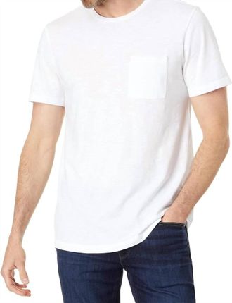 Paige Kenneth Crew T-Shirt In Fresh White
