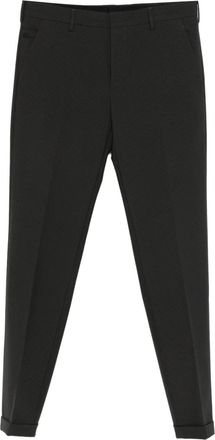 Prada Pantaloni con bottoni - Nero