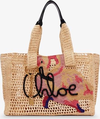 Chlo&eacute; Borsa a spalla East-West Summer Banana in rafia - CHLOE - gender_Woman