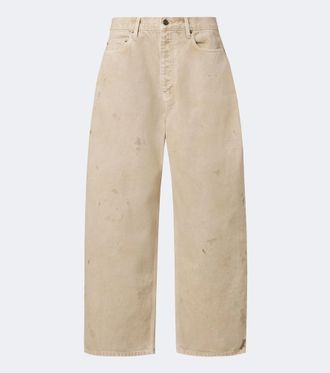 Balenciaga Jeans anchos con efecto desgastado