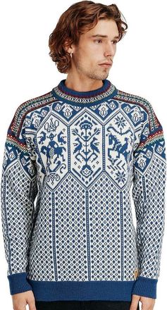 Dale of Norway 1994 Sweater - Mens in Indigo/mustard/bottle Green at Nordstrom, Size X-Large