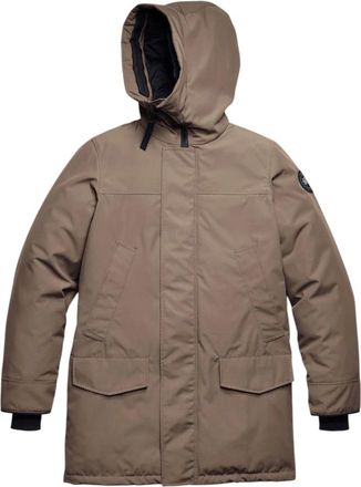 Canada Goose Jassen, Heren, Beige, XL, Katoen, Langford Parka Black Label Arctic Tech
