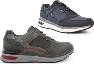 Generic Mens Casual Comfort Trainers Size 6 Boys Trainers Size 9 Mens Casual Shoes Lace Up Trainer Comfort Shoes Memory Foam Trainer Sizes 6-12 Navy/Grey 12 U