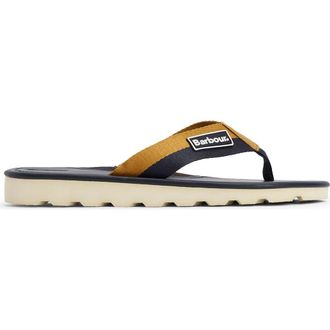 Barbour Harker Flip Flop in Navy/Ochre at Nordstrom, Size 11