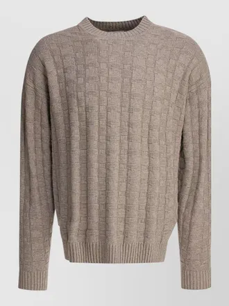 Norse Projects jonas crew neck textured knit sweater