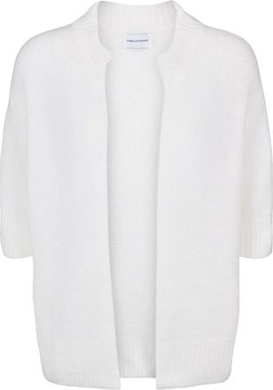 Americandreams Alessia Cardigan - Dames - Vesten - Wit - M - Wol - Truien & Vesten