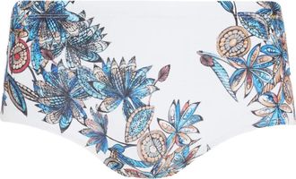 Amir Slama Costume da bagno a fiori - Bianco