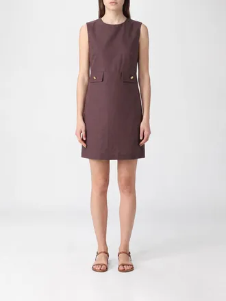 P.A.R.O.S.H. P. A.R. O.S. H. Mini abito a tubino in misto lino con spalle scoperte