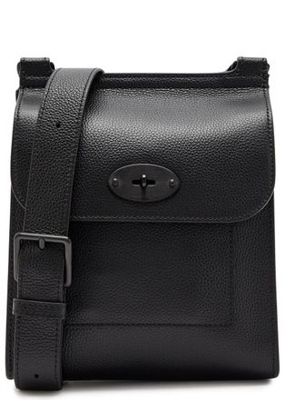 Mulberry Antony Small Grained Leather Cross-body bag - Black - One Size