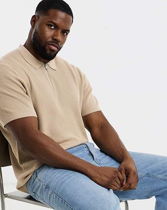 Jack & Jones Jack & Jones Max Knitted Zip Polo