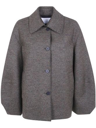 Harris Wharf London Jacket Puff Sleeves Women Puff Sleeves Jacket