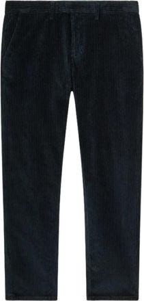 Dondup Fluweel regular fit broek Pablo - Heren - Slim Fit Broeken - Blauw - W35 - Broeken
