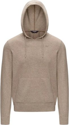 K-Way Hoodies & sweatvesten, Heren, Beige, S, Arzel Hoodie
