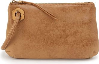 Hobo Large Daisy Daze Leather Wristlet in Whiskey at Nordstrom