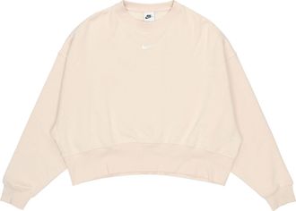 Nike (WMNS) Nike Sportswear Collection Small Logo Cropped Sweatshirt Beige DJ7666-219