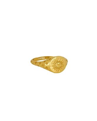 Ottoman Hands Sunray Signet Ring in Gold at Nordstrom, Size X-Small