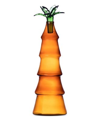 Ichendorf palm-tree cap jug - unisex - glass - One Size - Orange