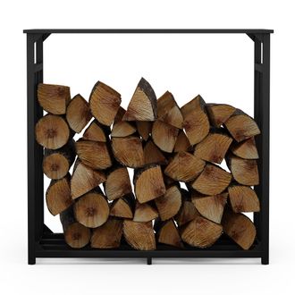 Blumfeldt Blumfeldt Almac&eacute;n De Madera Valdivian 1,5 Metros C&uacute;bicos Estable Acero Cubierta Para La Lluvia Bolsa De Transporte