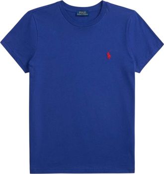 Ralph Lauren Blue Crew Neck Logo T-Shirt