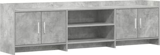 vidaXL Mueble De Tv 168 X 33 X 47 Cm Gris Hormig&oacute;n Vidaxl