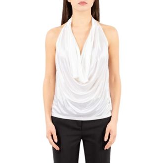 Elisabetta Franchi Mujer, Camisetas, Beige, Talla: M