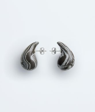 Bottega Veneta Small Drop Earrings - Black - Women
