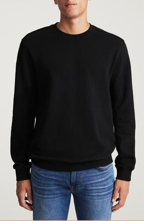 Mavi Crewneck Cotton Sweatshirt in Black at Nordstrom, Size Xx-Large