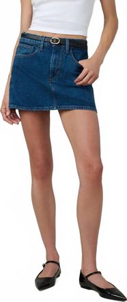 Joe's Denim Micro Mini Skirt In Crescendo