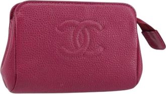 Chanel Pre-owned Clutches, female, Pink, Size: ONE SIZE Pre-owned Vintage Clutch