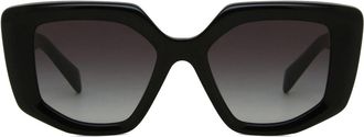 Prada PR 14ZS 1AB09S Womens Sunglasses Black Size 50