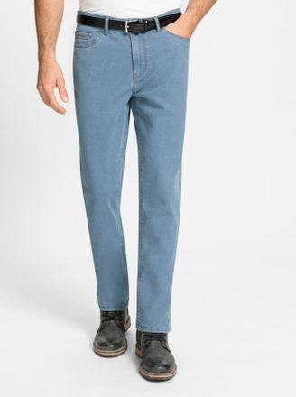 Marco Donati 5-Pocket-Jeans MARCO DONATI, Herren, Gr. 48, Normalgr&ouml;ssen, blau (blau, bleached), 98% Baumwolle, 2% Elasthan, unifarben, lang, Jeans 5-Pocket-Jeans