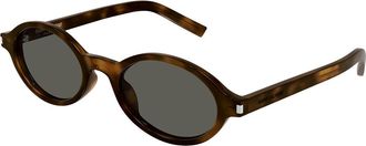Saint Laurent SL 751 JEANNE 003 Womens Sunglasses Tortoiseshell Size 50