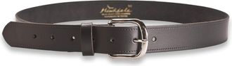 Hawkdale Leather Belt Men 1.25 Inch - Black, Brown Suit Trouser - Made In The UK 804-400 [Black] [Large - 36 - 40 (90-102 cm)]
