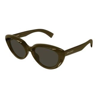 Saint Laurent SL 859 Sunglasses - female - Saint Laurent - Sunglasses - Brown - 53 MM - Accessories