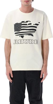 Rhude Off White Graphic T-Shirt