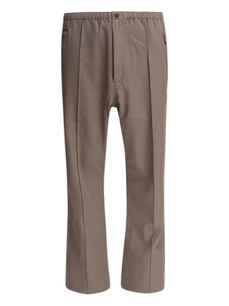 Needles elasticated-waistband logo-embroidered track pants - Brown