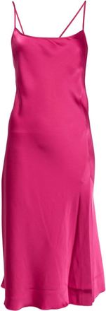 Stockholm Surfboard Club asymmetric midi dress - women - Recycled Polyester - 34 - Pink