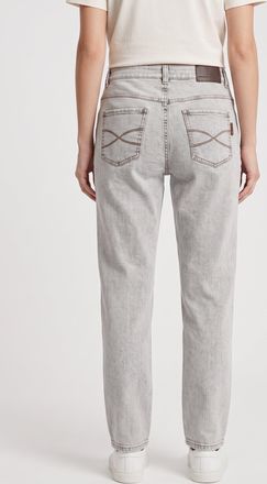 Brunello Cucinelli Stone-Wash Straight-Leg Jeans - Gray