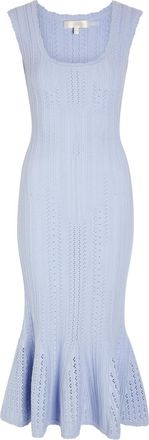 LoveShackFancy Loveshackfancy Tayleen Pointelle-knit Midi Dress - Light Purple - XS (UK6 / XS)
