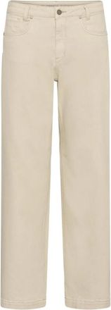 MY ESSENTIAL WARDROBE Wide Jeans - Dames - Loose Fit Jeans - Beige - W32 L34 - Katoen - Jeans