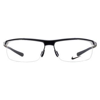 Nike Demo Rectangular Mens Eyeglasses NIKE 7071/2 002 57