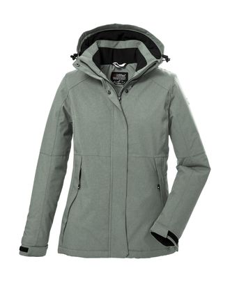 Killtec Outdoorjacke KILLTEC KOW 37 WMN JCKT, Damen, Gr. 36, grau (graugr&uuml;n), Oberstoff: 100% Polyester, Futter: 100% Polyester, Wattierung: 100% Polyester, J