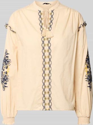 Pepe Jeans London Loose Fit Tunika aus reiner Baumwolle Modell BELIZA in Beige, Gr&ouml;&szlig;e XS