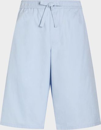 Dolce & Gabbana Men & apos;s Cotton Poplin Drawstring Bermuda Shorts