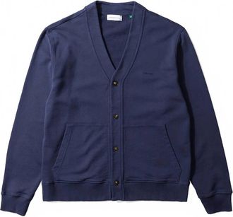 Edmmond Studios Mens Mini Logo Cardigan In Navy